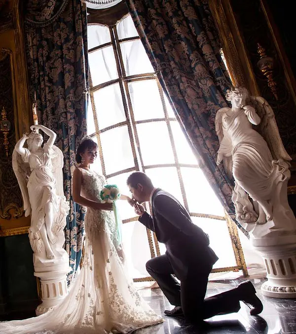 A wedding in a hidden campo